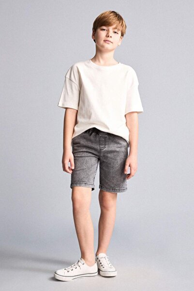 DeFacto Regular Fit Jean Shorts for Boys H5409A826Hs