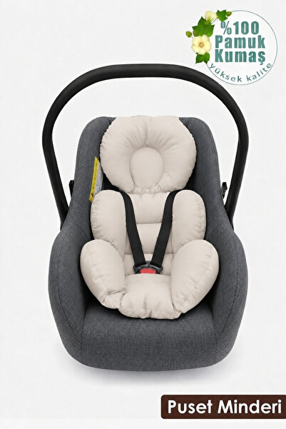 mordesign Bel Destekli Ortopedik Bebek Puset Minderi, Morremix Serisi, Sand