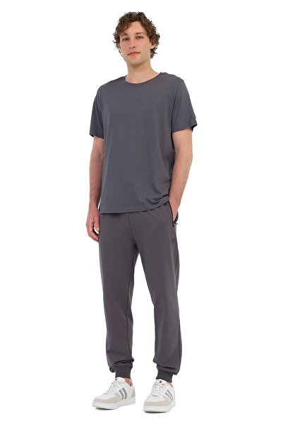 lumberjack MB CT107 JOGGER 6FX Ανδρικό παντελόνι φόρμας A102202975 ΑΝΘΡΑΚΙΤ