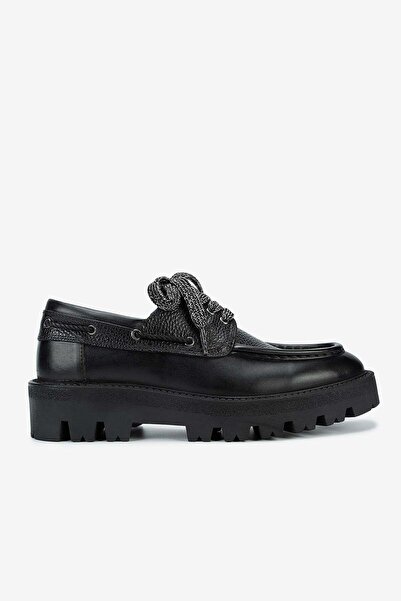 Serhat Özköroğlu Lfr-F069 Leather Roller Shoes Black