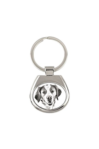 Art - Dog Spaniel Brittany - breloc cu câine, breloc cu imprimeu, pandantiv p...