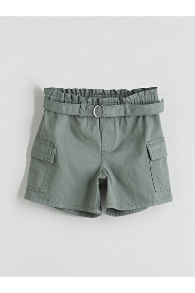 LC Waikiki Pantaloni scurți cargo de fete cu talie elastică
