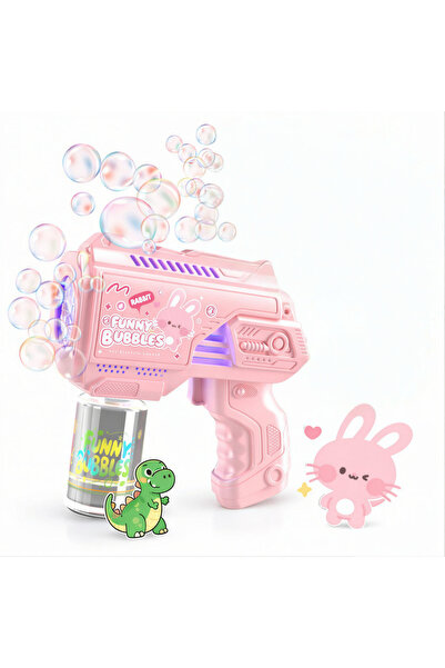 OEM Pistol Automat de Baloane pentru Copii cu Lumini, Bubble Gun, Mașină de F...