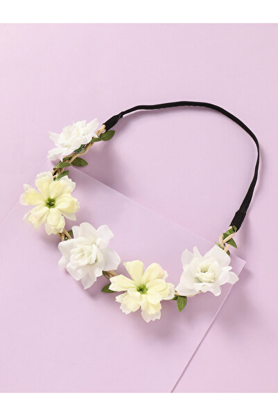 Take Two By Styli White Floral Hair Tie