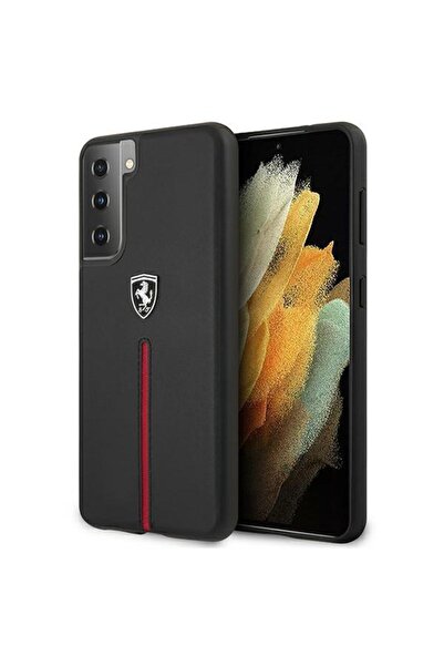 Ferrari Husă rigidă pentru Samsung Galaxy S21 Plus negru/negru, model Off Tra...