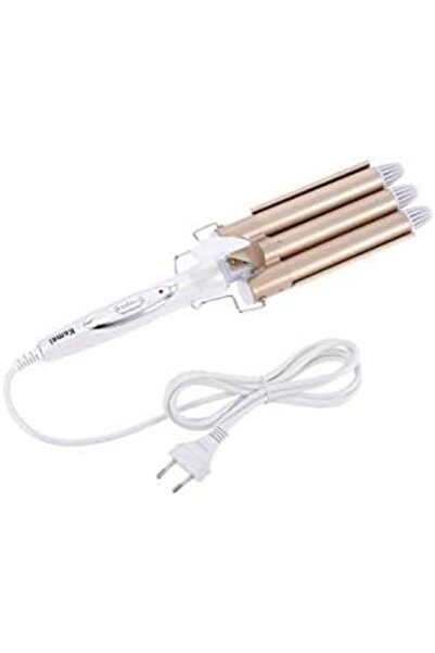 Kemei Hair Curling Iron Ceramic Triple Barrel Hair Curler Hair Waver Styling Tools Hair Styler