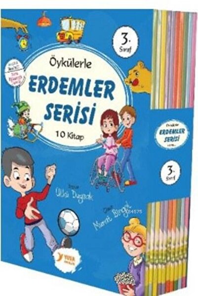 Yuva Yayınları Öykülerle Erdemler Serisi 3.Sınıf 10 Kitap