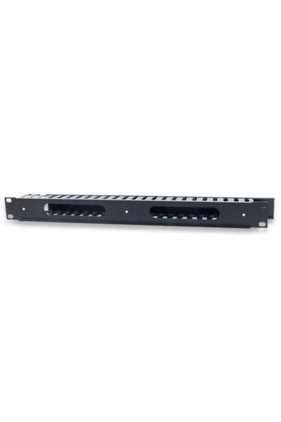 Intellinet 711685 Organizator de cabluri 1U pentru dulapuri rack de 19 inch c...