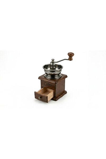 EveFix Antique Look Wooden Manual Coffee Grinder - Adjustable Ceramic Grinder...