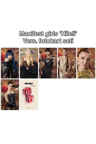 Sntay MANİFEST GIRLS FOTOKART SETİ 'hileli' facecard vers fotokart seti Manif...