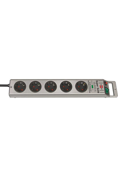Brennenstuhl Prelungitor anti-supratensiune Super-Solid-Line cu 5 prize, 2,5 ...