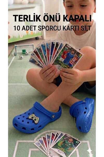 ÇEÇEN HOME Papuci anti-alunecare cu partea din față închisă, cu carduri sport...