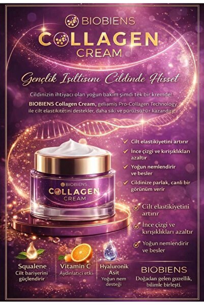 Biobiens Kolajen Krem 50 Ml