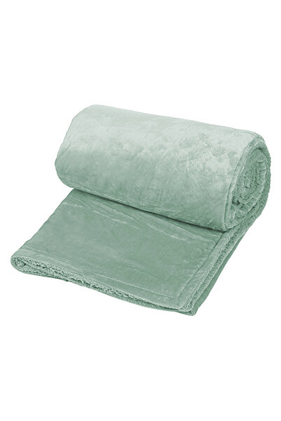OEM Mint Green Velvety Blanket Sherpa 200x150cm