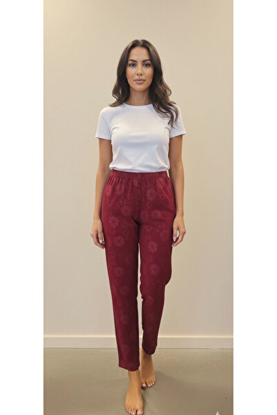 Dorelux Burgundy Women's Fleece-Lined Leggings