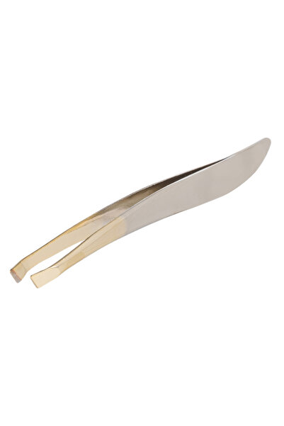 Zumzeria Wavy Silver Stainless Steel Tweezers 9cm