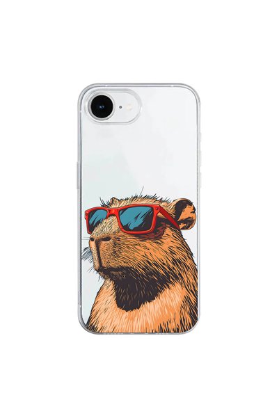 PPKin حافظة شفافة بتصميم Cool Animal 4 متوافقة مع iPhone 16e