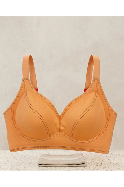 Dorelux Combed Cotton Striped Supported Combed Cotton Bra