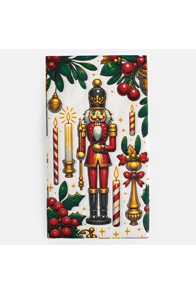 Zumzeria Christmas Napkins with 2 Layers Toy Soldier 40x33cm - 20pcs
