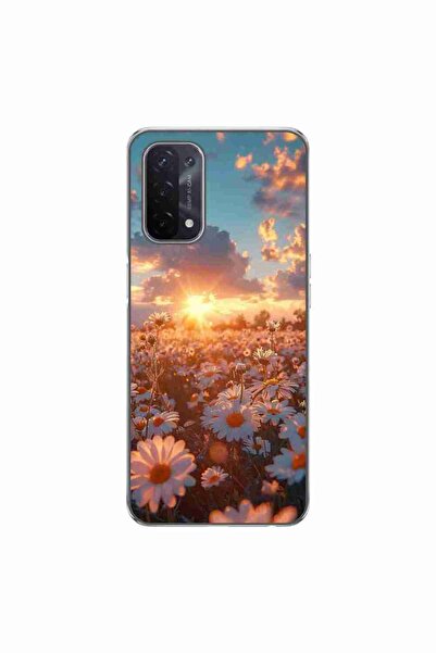 OEM Husa compatibila cu Oppo A54 5G, A74 5G Silicon Gel Tpu Model Rasarit cu ...