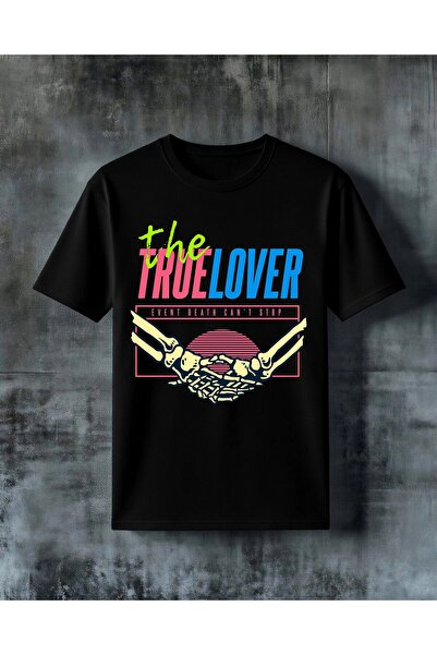 COMVİCHO True Lover Event Death Printed Oversize T-Shirt