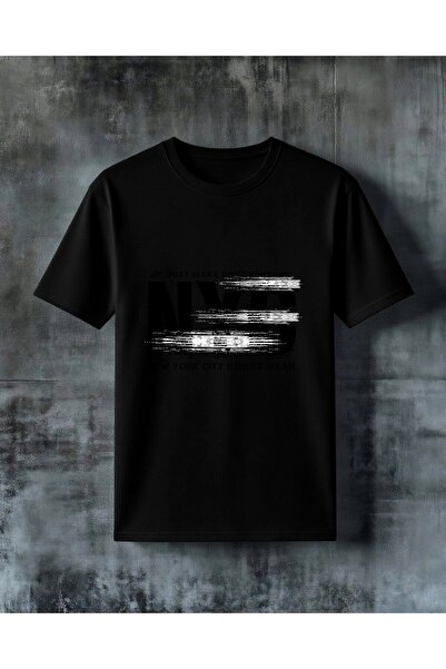 COMVİCHO Just Make Different Nyc Printed Oversized T-Shirts