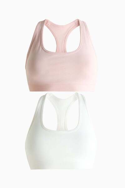 H&M 2-pack Seamless Sports bras with DryMove™