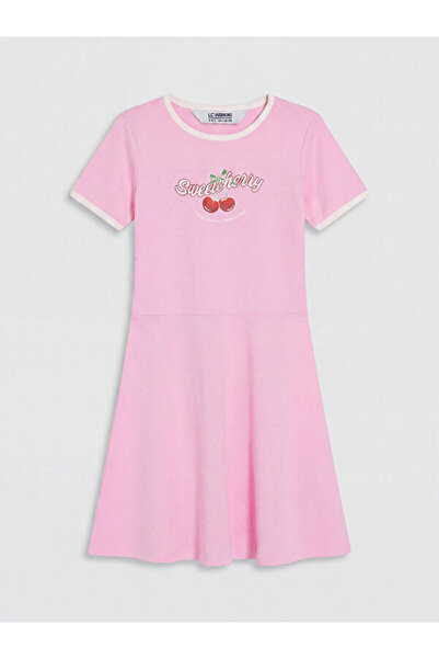 LC Waikiki Zero Roba Collar Printed Girl's Dress from Uzg Store for Style Ent...