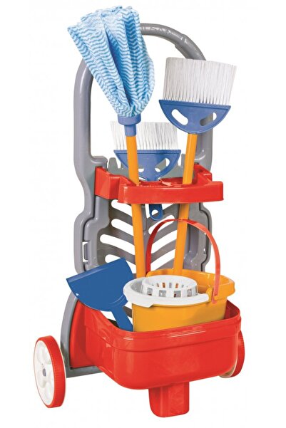 PİLSAN Cleaning Trolley Set with 6 pieces, transport trolley included