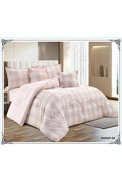 miral Nefren Summer Quilt Set Unique Design 6 Pieces Full Filling Quilt Size ...