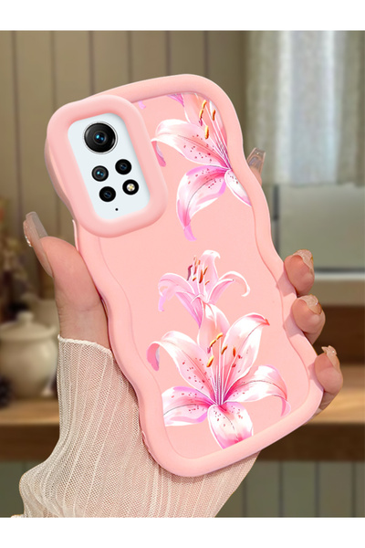 ucuc Redmi Note 12 Pro 4G Uyumlu Pembe Silikon Kılıf Kamera Korumalı Darbe Em...