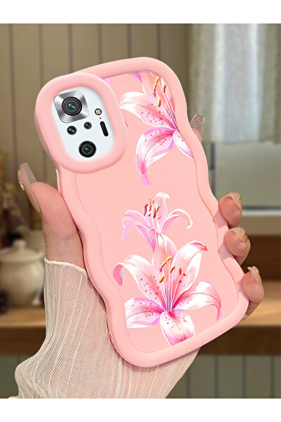 ucuc Redmi Note 10 Pro Uyumlu Pembe Silikon Kılıf Kamera Korumalı Darbe Emici...