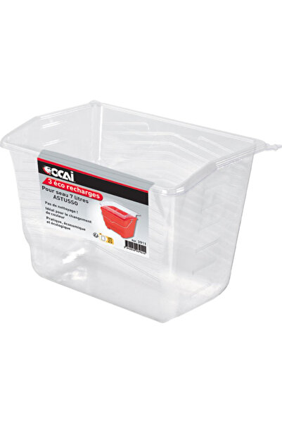 OCAI Set 3 rezerve pentru galeată vopsea ASTUSSO, polipropilenă, 7L