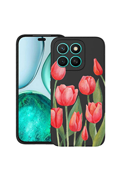 bestcase Husă TPU Ultra Subțire pentru Motorola Moto G77 / G67, Lalele Roșii,...