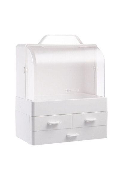 Amir Waterproof portable cosmetic organizer with 4 storage compartments