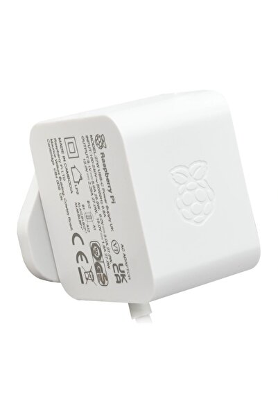 Raspberry Sursă de alimentare ORIGINALĂ PI 5 27W ALBĂ CABLU USB-C 1.5M