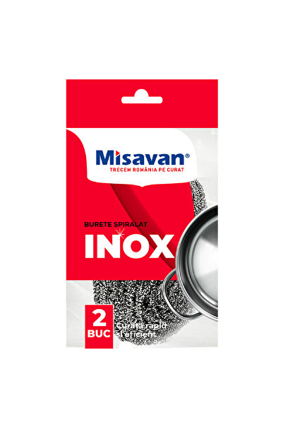 Misavan Misavan stainless steel spiral dish sponge, 2 pcs/set