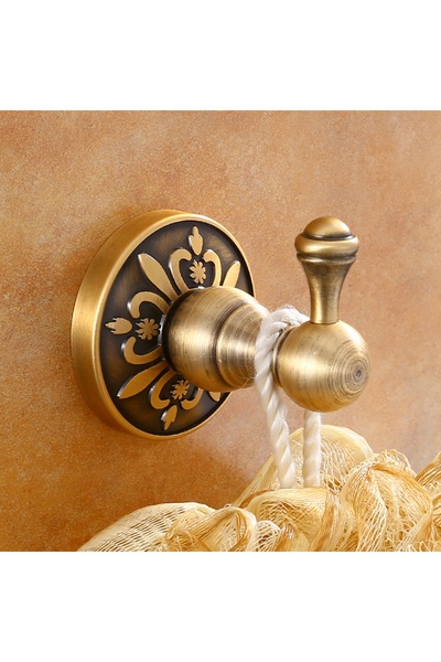 Choice خطاف تعليق ملابس وحمام من السيراميك بتصميم أوروبي منقوش للتعليق على ال...