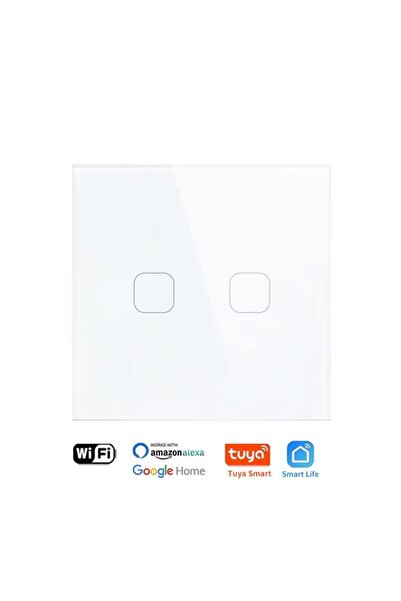 Choice10 Single Fire Line EU Standard WiFi White 2gang EU Standard 1/2/3/4 Ga...