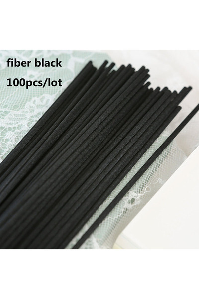 Choice1 fiber black 100pcs 50pcs/100pcs per lot Fiber Reed Diffuser Sticks 3m...