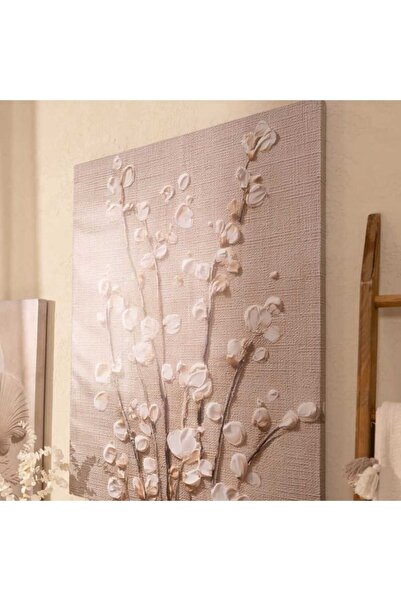 Evidea Deco Spring Kanvas Tablo - Bej - 75x100 cm