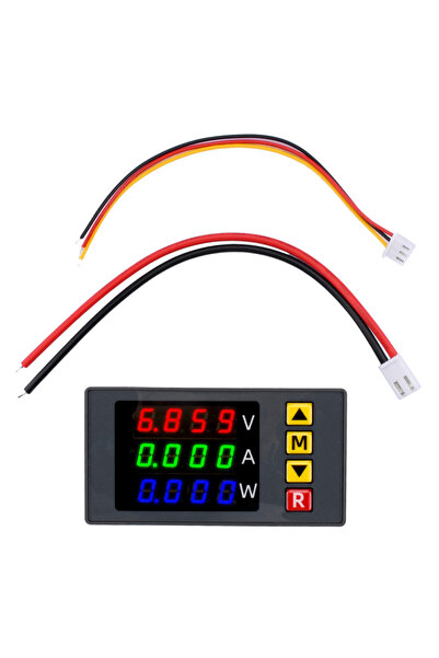 Choice DC 0-100.0V DC 7-30V Red Green Blue BM730 DC 0-100V 10A Digital Voltme...