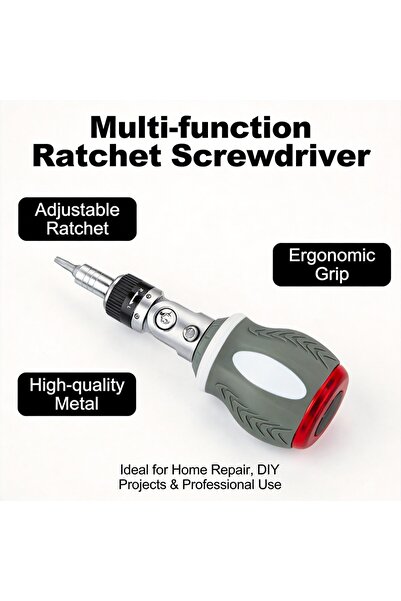 Choice Multi-Angle Ratchet Screwdriver Set – Mini 9006M Combination Tool, Cro...