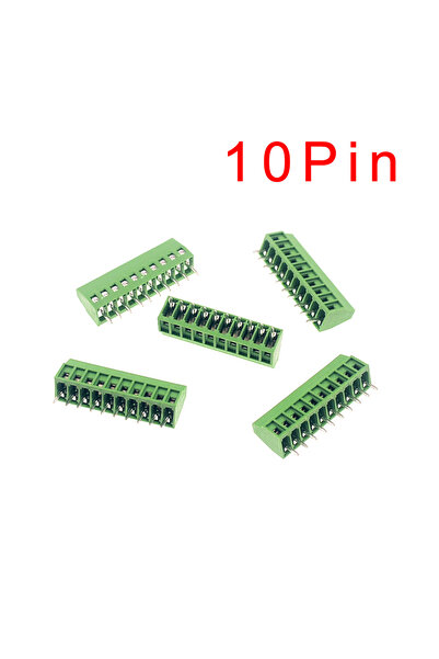 Choice 10PCS 10Pin 5/10pcs KF128 2.54mm PCB Mini Screw Terminal Blocks Connec...