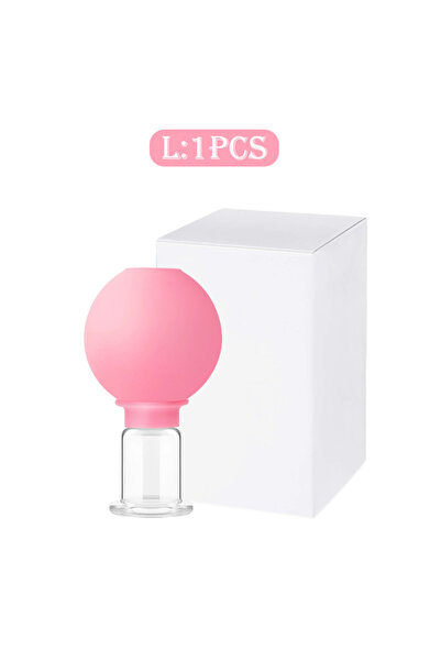Choice14 1PCS Pink L 2/3PCS Facial Cupping Cup 1PCS Face Cup Silicone Cupping...