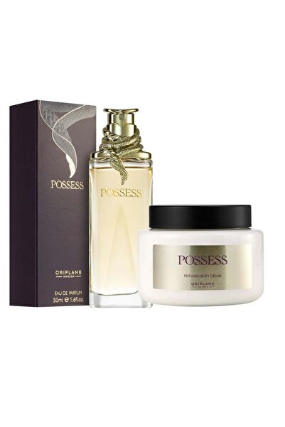 Oriflame Set parfum Possess 50 ml si crema de corp 250 ml, aroma chipre fruct...