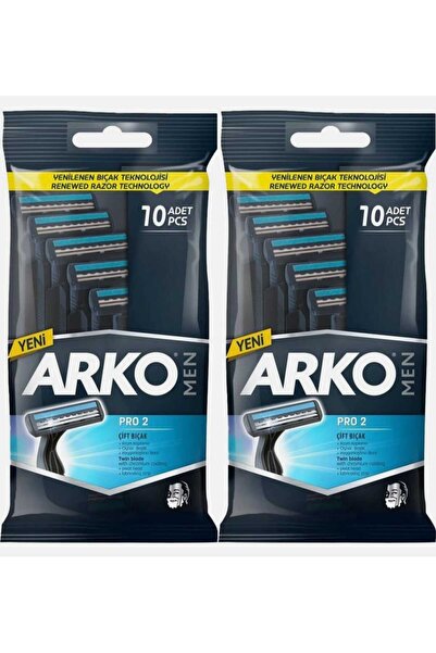ARKO Pro2 Tıraş Bıçağı T2 10'lu x 2 Adet
