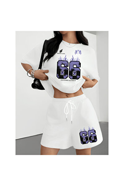 EFFRENATU Women's Black Shorts T-Shirt Set – Comfortable Fit Oversize Summer ...
