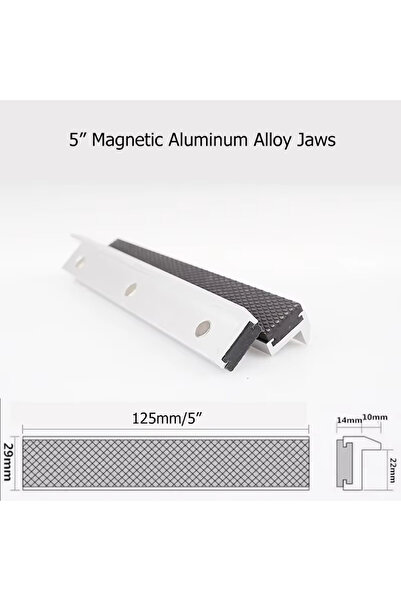 Choice6 LTL3B05 Magnetic Protective Cover for Vise,Jaws Protect Cover, Alumin...