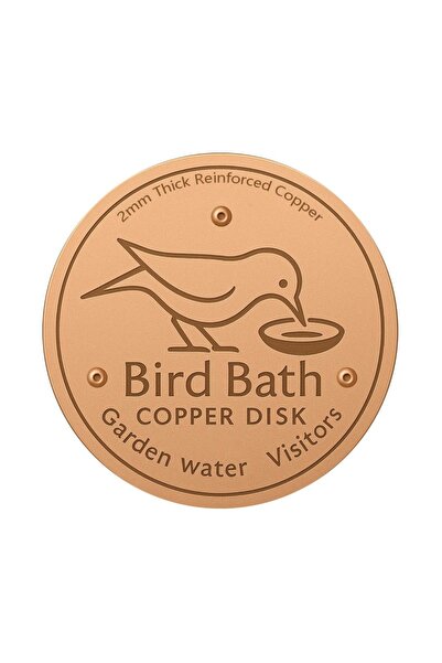 Choice1 B Triple-Point Support Mellbree Bird Bath Copper Disk 99.99% Pure Cop...